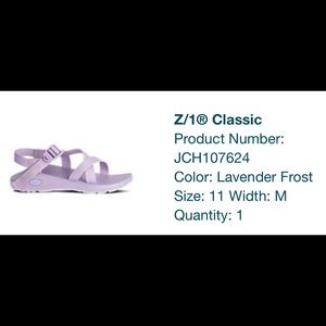Chacos lavender
